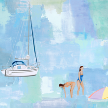 Load image into Gallery viewer, 'At the Jetty' FINE ART PRINT
