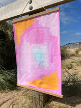 Load image into Gallery viewer, Artisan Tea Towel - Pink Fizz