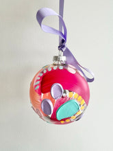 Load image into Gallery viewer, Christmas Bauble - Pink/Purple

